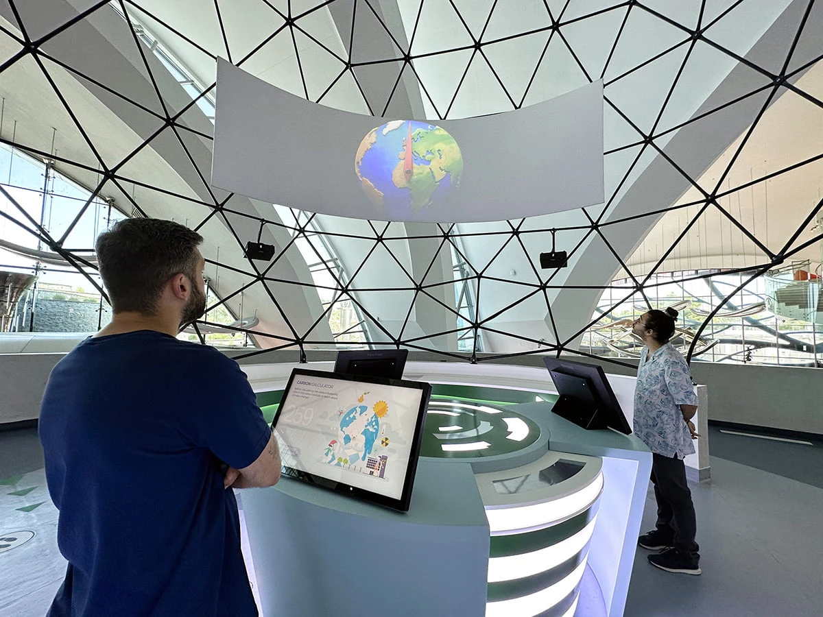 Carbon Footprint Museum, KAHRAMAA, QATAR interactive experience by Harikalar