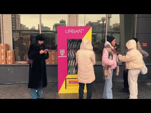 Fresh Point Vending Machine, URBAN CARE interactive experience by Harikalar